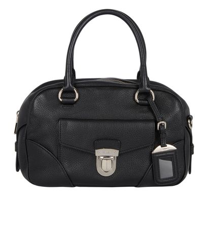 Pushlock Pocket Boston Bag, front view